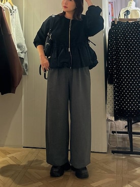 「LOWRYS FARM（ローリーズファーム）のアイテム（ハンドバッグ）」を使った、marina  さん（レディース・160cm）の秋コーディネート
