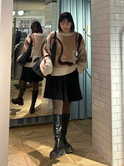marina (LOWRYS FARM ルミネ横浜)｜LOWRYS FARMのブーツを使ったコーディネート - WEAR