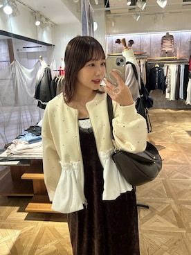 「LOWRYS FARM（ローリーズファーム）のアイテム（ワンピース）」を使った、marina  さん（レディース・160cm）の秋コーディネート