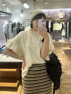「アイテム（帽子）」を使った、marina  さん（レディース・160cm・30代）の夏コーディネート