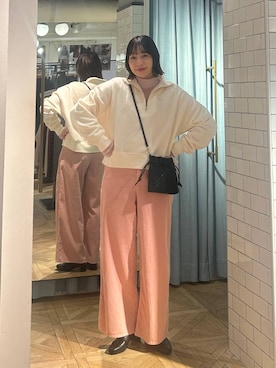 「アイテム（スウェット）」を使った、marina  さん（レディース・160cm・30代）の冬コーディネート