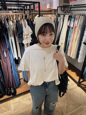「アイテム（帽子）」を使った、marina  さん（レディース・160cm・30代）の夏コーディネート