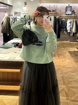 「アイテム（スウェット）」を使った、marina  さん（レディース・160cm・30代）の秋コーディネート