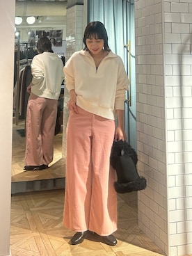 「アイテム（スウェット）」を使った、marina  さん（レディース・160cm・30代）の冬コーディネート