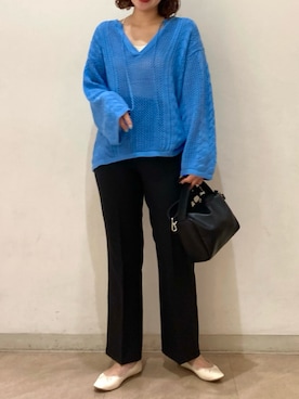 「ごきげんウィーク」｜「アイテム（バレエシューズ）」を使った、marina  さん（レディース・162cm）の春コーディネート