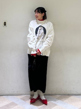 「アイテム（スウェット）」を使った、marina  さん（レディース・160cm・30代）の秋コーディネート