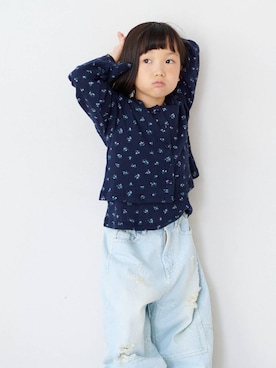 marina  さん（キッズ・109cm）の秋コーディネート