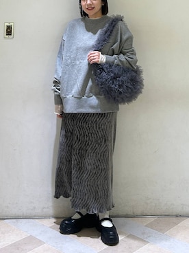 「アイテム（スウェット）」を使った、marina  さん（レディース・160cm・30代）の冬コーディネート