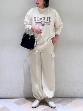 「アイテム（スウェット）」を使った、marina  さん（レディース・160cm・30代）の秋コーディネート