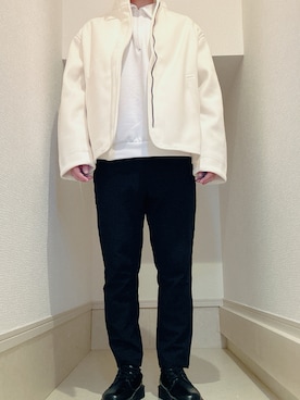 「ASTRONOMY（アストロノミー）のアイテム（スウェット）」を使った、たかさん（メンズ・166cm）の冬コーディネート