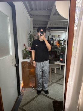 「Maison Kitsune(メゾンキツネ)のアイテム」を使った、たかさん(メンズ・166cm)の秋コーディネート