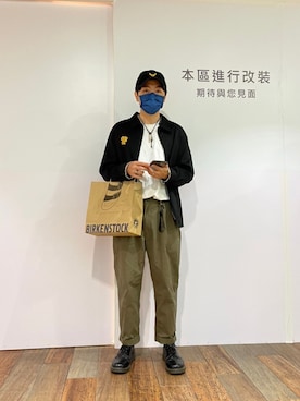 「Alpha Industries（アルファインダストリーズ）のアイテム（キャップ）」を使った、Stevedgeさん（メンズ・176cm）の秋コーディネート