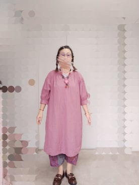 「Handmade（ハンドメイド）のアイテム」を使った、えまさん（レディース・160cm）の秋コーディネート