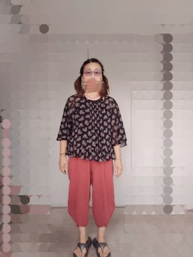 「UNIQLO（ユニクロ）のアイテム（シャツ/ブラウス、その他）」を使った、えまさん（レディース・160cm）の夏コーディネート