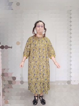 「しまむら（シマムラ）のアイテム（サンダル、ブラック系）」を使った、えまさん（レディース・160cm）の秋コーディネート