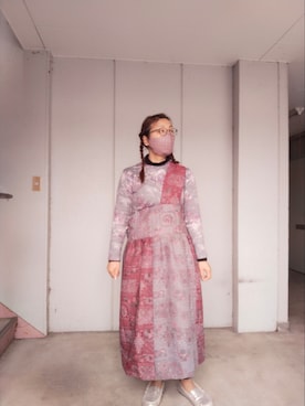 「ワンショルダースカート」｜えまさん（レディース・160cm）の冬コーディネート