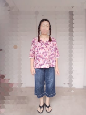 「Handmade（ハンドメイド）のアイテム」を使った、えまさん（レディース・160cm）の夏コーディネート