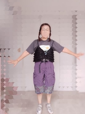 「アイテム（キャミソール）」を使った、えまさん（レディース・160cm）の秋コーディネート