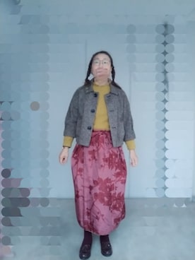 「Handmade（ハンドメイド）のアイテム」を使った、えまさん（レディース・160cm）の秋コーディネート