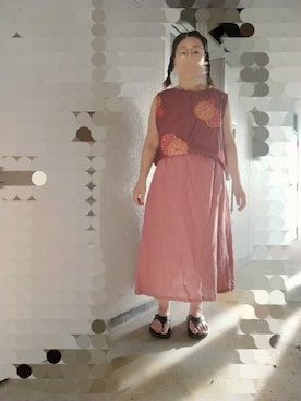 「Handmade（ハンドメイド）のアイテム」を使った、えまさん（レディース・160cm）の夏コーディネート