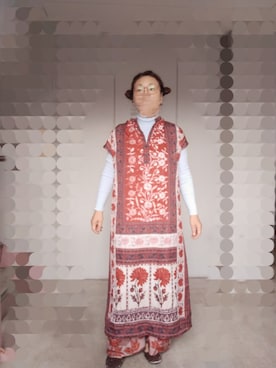 「Handmade（ハンドメイド）のアイテム（パンツ）」を使った、えまさん（レディース・160cm）の秋コーディネート