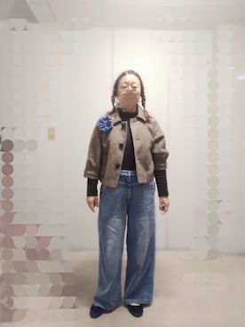 えまさん（骨格ナチュラル・レディース・160cm）の冬コーディネート