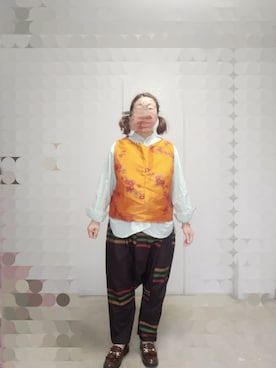 「Handmade（ハンドメイド）のアイテム」を使った、えまさん（レディース・160cm）の春コーディネート