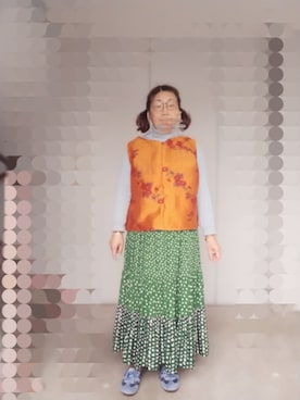 「Handmade（ハンドメイド）のアイテム」を使った、えまさん（レディース・160cm）の春コーディネート