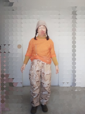 「no brand（ノーブランド）のアイテム」を使った、えまさん（レディース・160cm）の冬コーディネート