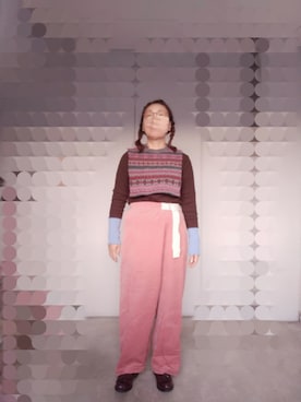 「しまむら（シマムラ）のアイテム（Tシャツ/カットソー）」を使った、えまさん（レディース・160cm）の秋コーディネート