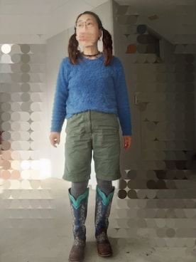 「アイテム（ブーツ、その他）」を使った、えまさん（レディース・160cm）の春コーディネート