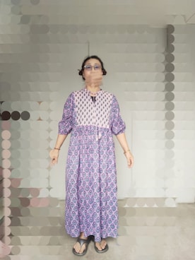 「Samansa Mos2（サマンサ モスモス）のアイテム（ワンピース、その他）」を使った、えまさん（レディース・160cm）の夏コーディネート