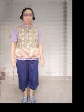 「Handmade（ハンドメイド）のアイテム」を使った、えまさん（レディース・160cm）の秋コーディネート
