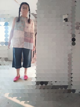 「Handmade（ハンドメイド）のアイテム」を使った、えまさん（レディース・160cm）の夏コーディネート