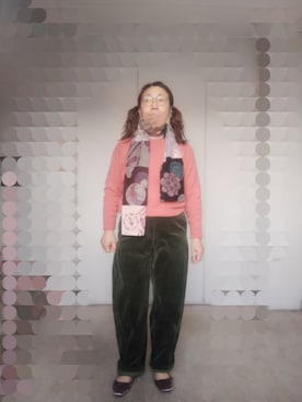 「アイテム（ファッション雑貨）」を使った、えまさん（レディース・160cm）の秋コーディネート