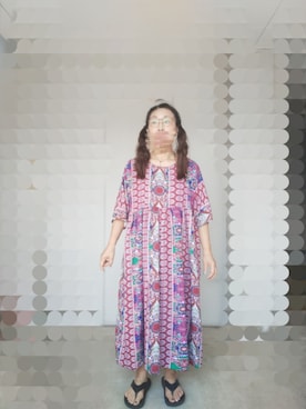 「ロングヘア」｜えまさん（レディース・160cm）の夏コーディネート