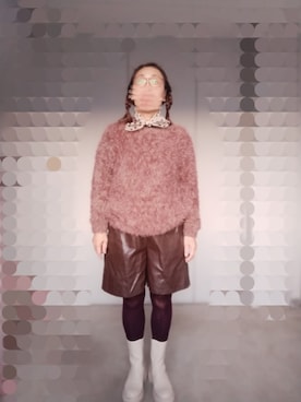 「ZARA（ザラ）のアイテム（ブーツ）」を使った、えまさん（レディース・160cm）の秋コーディネート