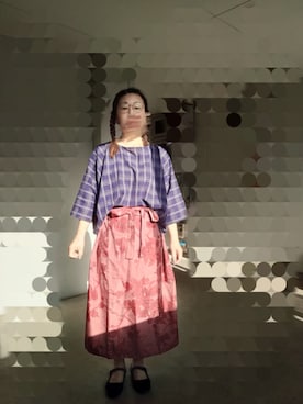 「Handmade（ハンドメイド）のアイテム」を使った、えまさん（レディース・160cm）の夏コーディネート