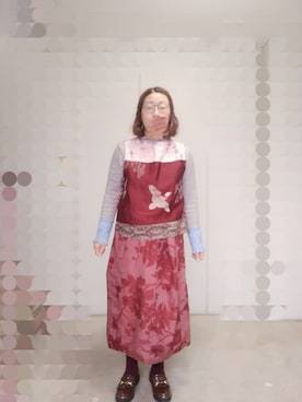 「Handmade（ハンドメイド）のアイテム」を使った、えまさん（レディース・160cm）の春コーディネート