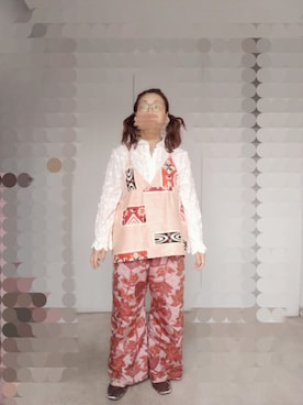 「アイテム（キャミソール）」を使った、えまさん（レディース・160cm）の秋コーディネート
