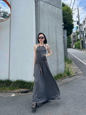 「FIG&VIPER（フィグアンドバイパー）のアイテム（ワンピース/ドレス）」を使った、FIG&VIPER_NOZOHAさん（レディース・165cm）の夏コーディネート