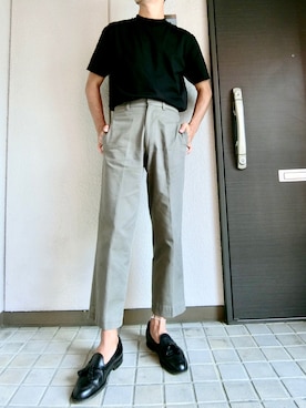 「アイテム（ローファー）」を使った、湖太郎@商社ファッション男子さん（メンズ・177cm・30代）の夏コーディネート
