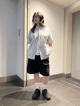 「アイテム（タンクトップ）」を使った、sayaさん（レディース・157cm）の夏コーディネート