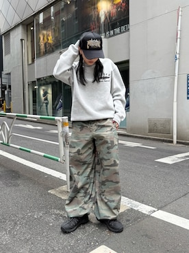 「AVIREX（アヴィレックス）のアイテム」を使った、sayaさん（レディース・157cm）の秋コーディネート