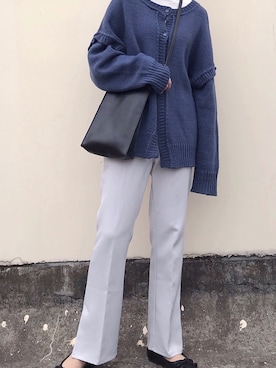「NANO universe（ナノユニバース）のアイテム（バレエシューズ）」を使った、Sze1777さん（レディース・162cm）の秋コーディネート