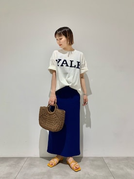 「ごきげんウィーク」｜「アイテム（ハンドバッグ）」を使った、beeeさん（レディース・156cm）の春コーディネート