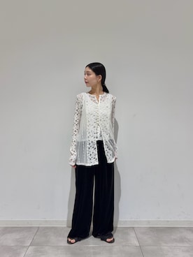 「KBF（ケイビーエフ）のアイテム（パンツ）」を使った、beeeさん（レディース・155cm）の夏コーディネート
