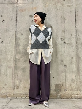 「SENSE OF PLACE by URBAN RESEARCH（センスオブプレイスバイアーバンリサーチ）のアイテム（パンプス）」を使った、beeeさん（レディース・155cm）の秋コーディネート