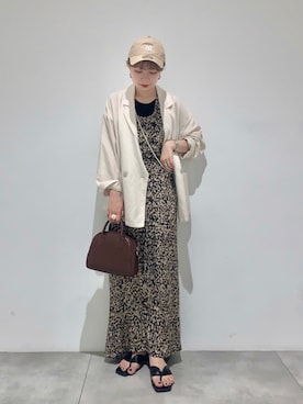 「アイテム（その他アウター）」を使った、beeeさん（レディース・156cm）の夏コーディネート