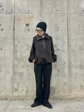 「アイテム（その他トップス）」を使った、beeeさん（レディース・155cm）の冬コーディネート